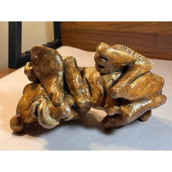 Vtg 1979 John Raya Beasties of the Kingdom Figurine – Comical Basset Hound Dog - Picture 5 of 8